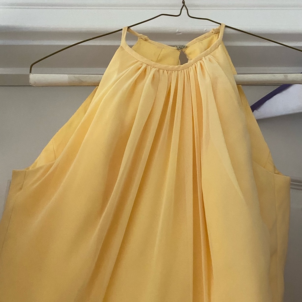 Halter Bridesmaid Dress (Buttercup)